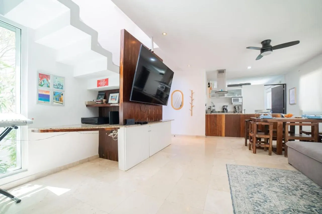 Papaya 20 Super Central Ph 2 Bedroom With Private Rooftop - Jacuzzi Playa del Carmen