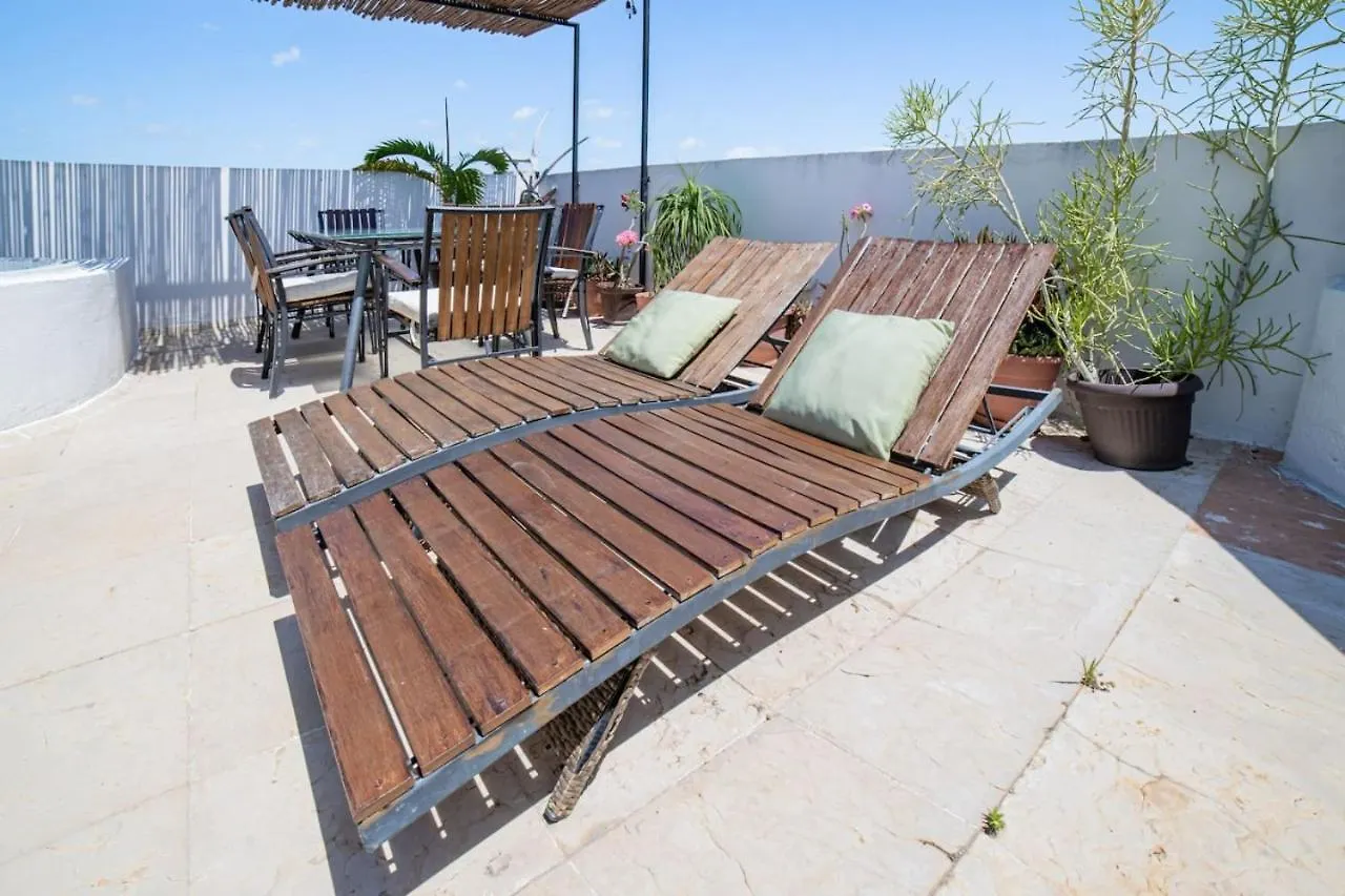 Papaya 20 Super Central Ph 2 Bedroom With Private Rooftop - Jacuzzi Playa del Carmen 0*,  Mexico