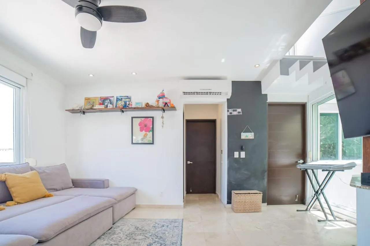 Papaya 20 Super Central Ph 2 Bedroom With Private Rooftop - Jacuzzi Playa del Carmen Mexico