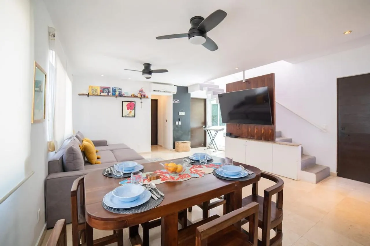 Papaya 20 Super Central Ph 2 Bedroom With Private Rooftop - Jacuzzi Playa del Carmen Apartment