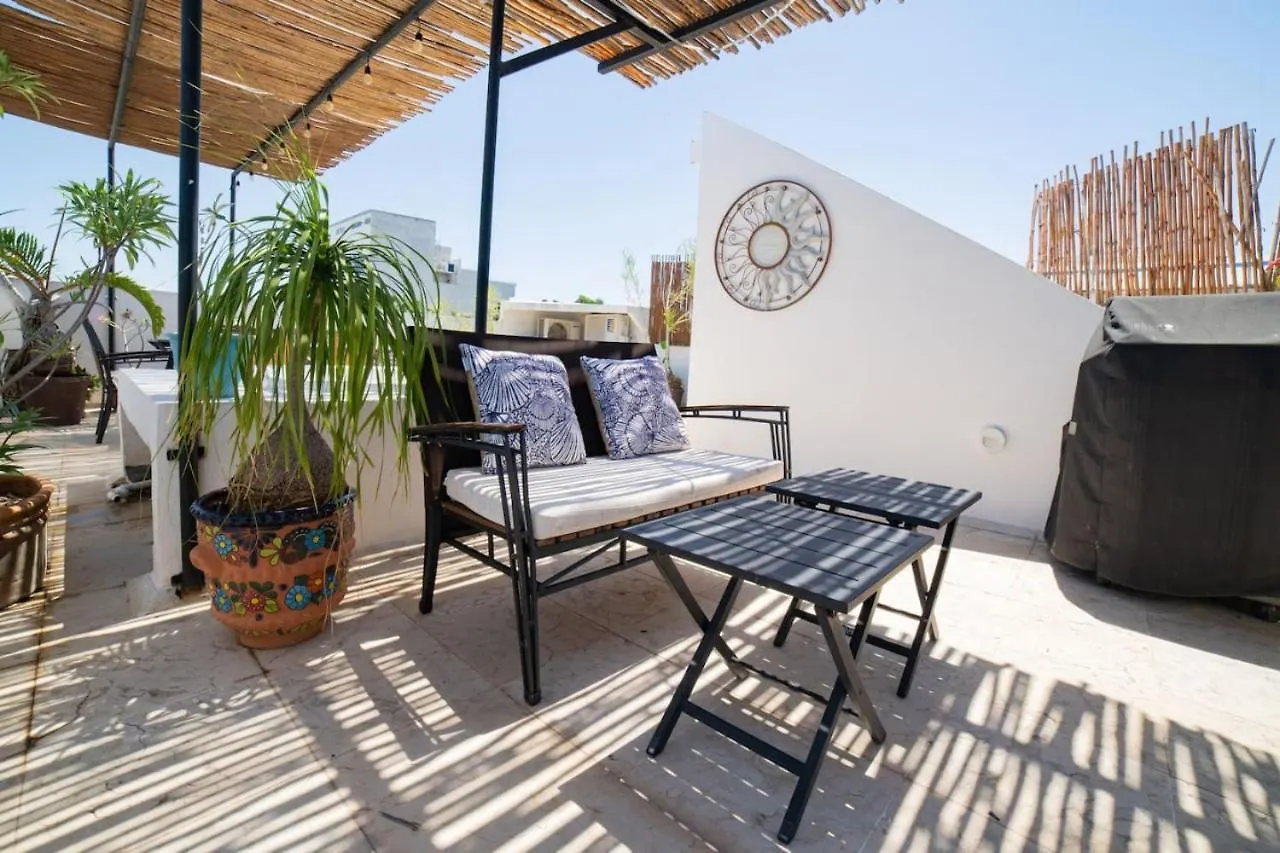 Papaya 20 Super Central Ph 2 Bedroom With Private Rooftop - Jacuzzi Playa del Carmen 0*,  Mexico