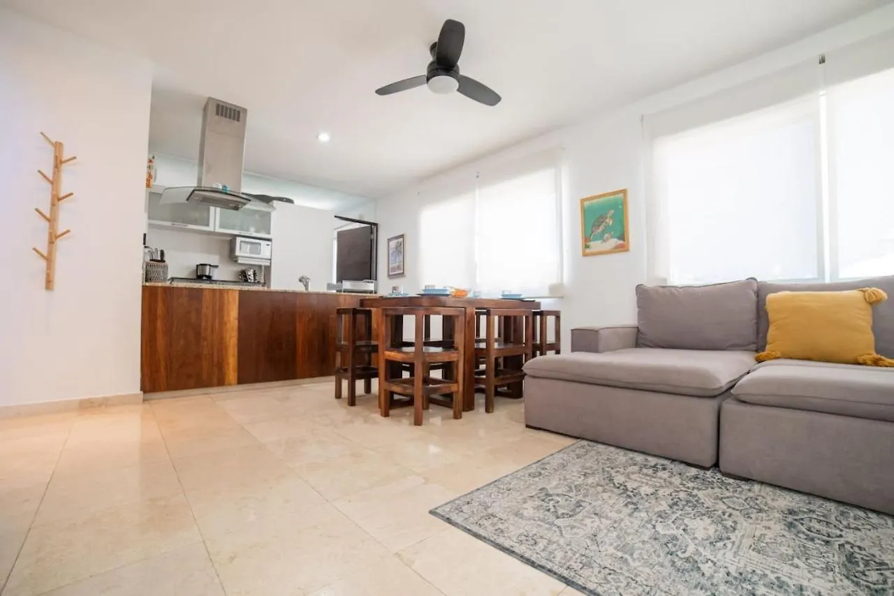 Papaya 20 Super Central Ph 2 Bedroom With Private Rooftop - Jacuzzi Playa del Carmen Apartment