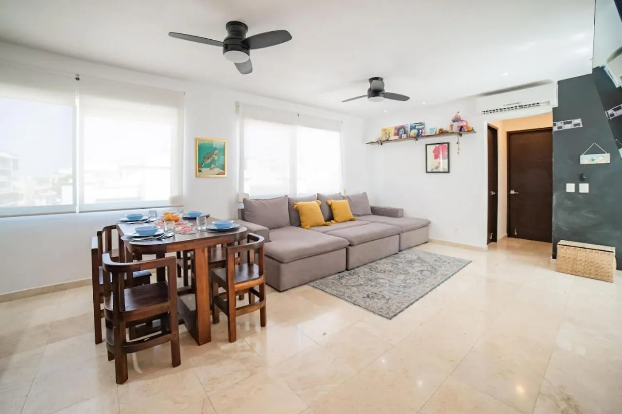 Papaya 20 Super Central Ph 2 Bedroom With Private Rooftop - Jacuzzi Playa del Carmen