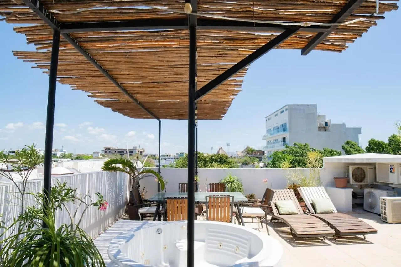 Papaya 20 Super Central Ph 2 Bedroom With Private Rooftop - Jacuzzi Playa del Carmen Mexico